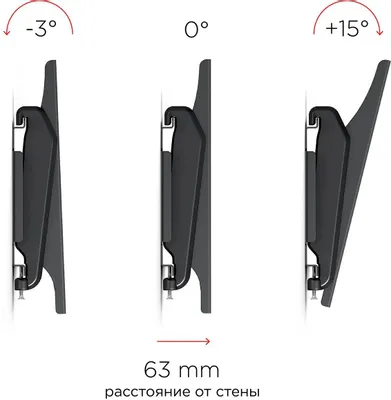 Кронштейн для телевизора Holder LCDS-5010, 20-40&amp;quot;, настенный, наклон