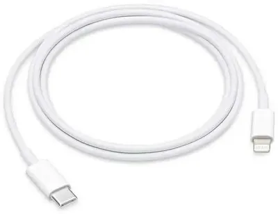 Кабель Apple Lightning 8-pin MFI - USB Type-C круглый белый 1 м MX0K2ZM/A//MQGJ2ZM/A//MM0A3ZM/A/MM0A3FE/A