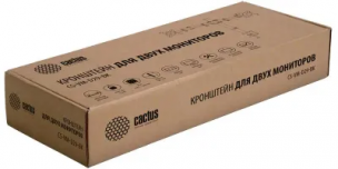 Кронштейн для мониторов Cactus CS-VM-D29-BK, до 27", до 10кг, настольный, поворот и наклон