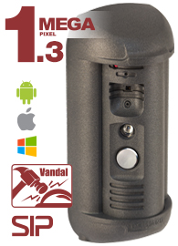 Вызывная панель BEWARD DSN06PS 1,3 Мп, 1/3’’ SONY Exmor, 0.01 лк (день) / 0.001 лк (ночь), SIP-протокол, ИК-подсветка (до 10 м)