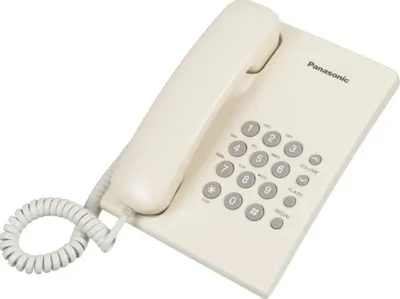 Проводной телефон Panasonic KX-TS2350RUJ, бежевый