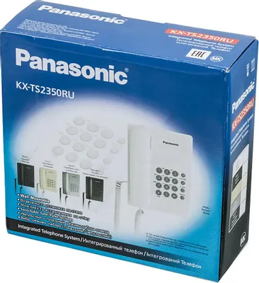 Проводной телефон Panasonic KX-TS2350RUJ, бежевый