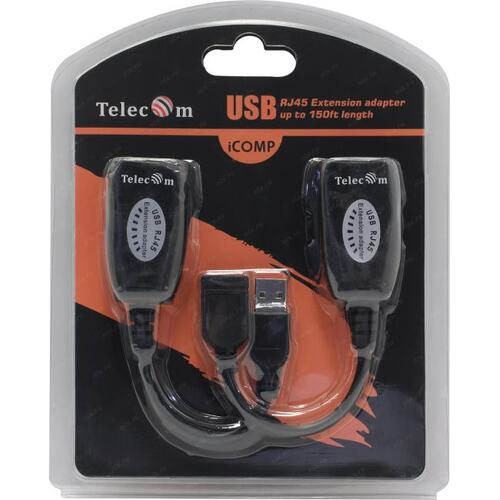 Адаптер-удлинитель USB-AMAF/RJ45 Telecom, по витой паре до 45m &amp;lt;TU824&amp;gt;