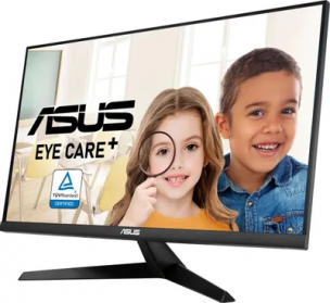 Монитор 27" Asus VY279HE черный (1920x1080, 75Hz, IPS, 1 ms, 1000:1, 250cd, HDMI, VGA)