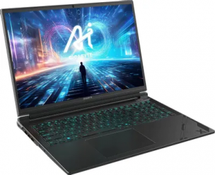 Ноутбук игровой Gigabyte G6X  i7 13650HX/16/SSD512/RTX4050 6Gb/16"/IPS/FHD+/DOS/grey  9MG-42KZ853SD