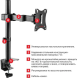 Кронштейн для мониторов Arm Media LCD-T02, до 32&amp;quot;, до 7кг, настольный, поворот и наклон