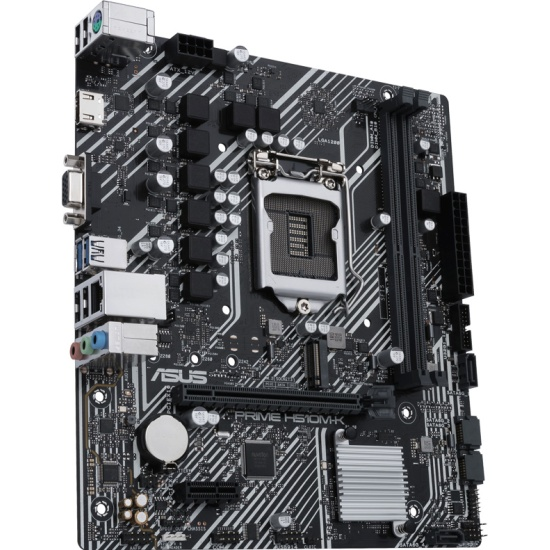 Материнска плата ASUS PRIME H510M-K (RTL) LGA1200 &amp;lt;H510&amp;gt; PCI-E Dsub+HDMI GbLAN SATA MicroATX 2DDR4
