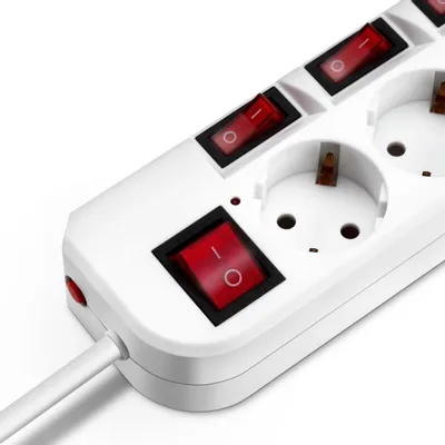 Сетевой фильтр Buro 500SH-3-SW-W, 3м, белый