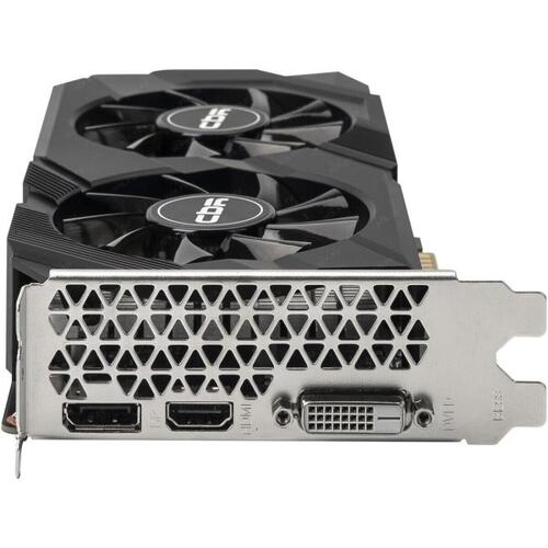 Видеокарта 4Gb CBR GTX1650 4Gb GDDR6, 128bit, 1410-1590Mhz, 1*DP + 1*HDMI + 1*DVI, 75W, Ret VGA-STX1650-4G-RTL