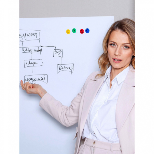 Магнитно-маркерные обои (доска) 88х60