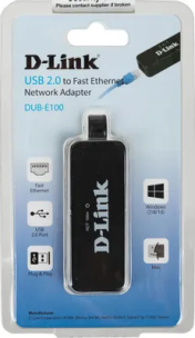 Сетевой адаптер USB D-Link &lt;DUB-E100&gt; (10/100Mbps)
