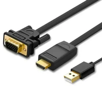 Кабель соединительный Ugreen HDMI - VGA, 1.5 м