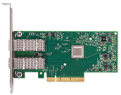 Сетевая карта Mellanox MCX4121A-ACAT ConnectX-4 Lx EN Network Interface Card 25GbE Dual-Port SFP28 PCIe3.0 x8