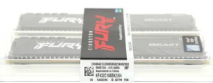 Оперативная память 64Gb Kingston Fury Beast &lt;KF432C16BBK2/64&gt; DDR4 DIMM 64Gb KIT 2*32Gb &lt;PC4-25600&gt; CL16