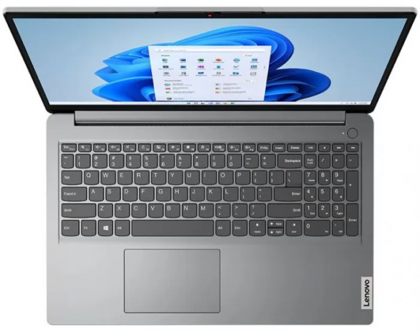 Ноутбук LENOVO IdeaPad 1 15AMN7 Ryzen 5 7520U/8/256SSD/15.6&amp;quot;/FHD/noOS/grey 82VG00HDPS