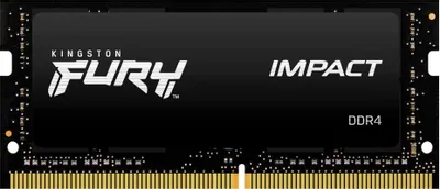 Оперативная память 8GB Kingston 3200MHz DDR4 CL20 SODIMM FURY Impact KF432S20IB/8