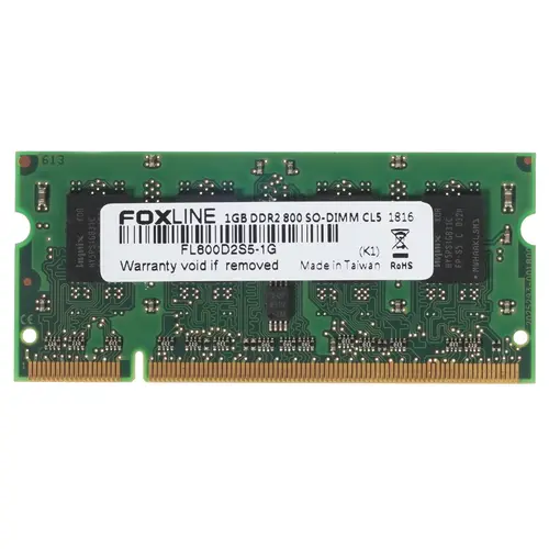 Оперативная память SODIMM Foxline [FL800D2S5-1G] 1 ГБ