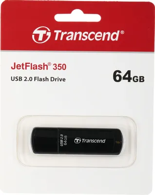 Флешка USB  64Gb Transcend &amp;lt;TS64GJF350&amp;gt; JetFlash 350 USB2.0 (RTL)