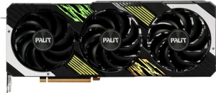 Видеокарта 16Gb Palit GeForce RTX 4070 Ti SUPER GameRock OmniBlack [NED47TS019T2-1020Q] PCIe 4.0 16 ГБ GDDR6X