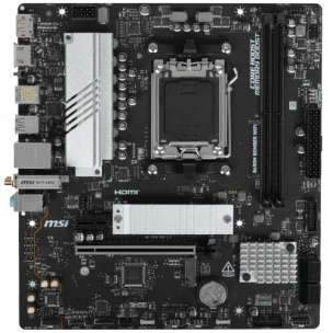 Материнская плата MSI B650M BOMBER WIFI AM5, AMD B650, 2xDDR5-5600 МГц, 1xPCI-Ex16, 2xM.2, Micro-ATX