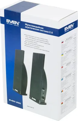 Колонки SVEN 230 Black (2x2W)