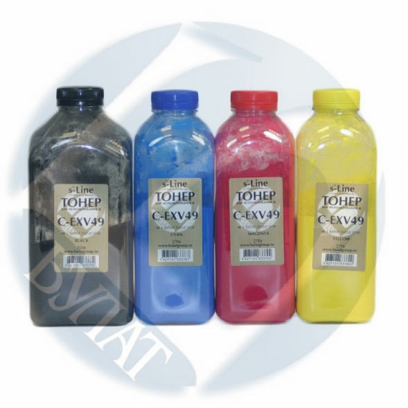 Тонер Canon iR C3320 банка 270г C-EXV49 (тонер+девелопер) Magenta БУЛАТ s-Line