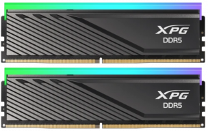 Оперативная память 32Gb ADATA XPG Lancer Blade RGB [AX5U6000C3616G-DTLABRBK] DDR5, 16 ГБx2 шт, 6000 МГц, 36(CL)-38-38