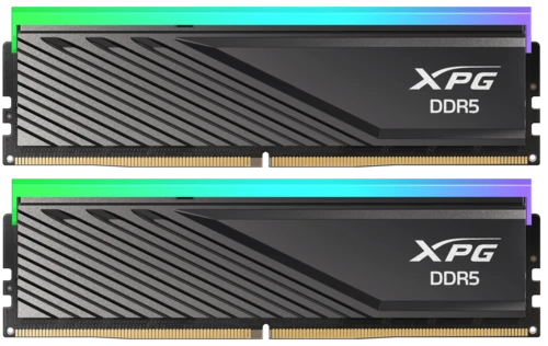 Оперативная память 32Gb ADATA XPG Lancer Blade RGB [AX5U6000C3616G-DTLABRBK] DDR5, 16 ГБx2 шт, 6000 МГц, 36(CL)-38-38
