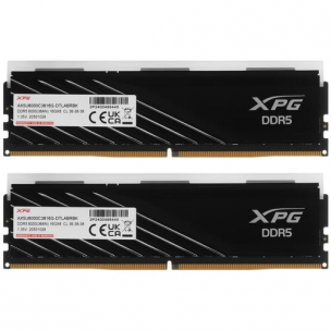 Оперативная память 32Gb ADATA XPG Lancer Blade RGB [AX5U6000C3616G-DTLABRBK] DDR5, 16 ГБx2 шт, 6000 МГц, 36(CL)-38-38