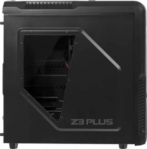 Корпус ATX Zalman Z3 Plus, Midi-Tower, без БП, черный [z3+]