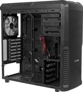 Корпус ATX Zalman Z3 Plus, Midi-Tower, без БП, черный [z3+]