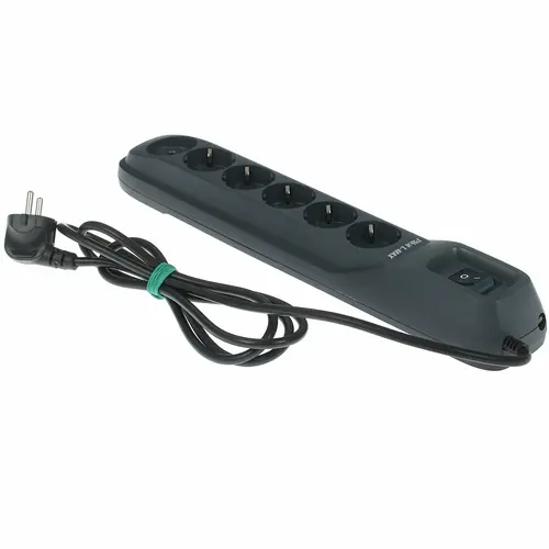 Сетевой фильтр 7,0м Pilot L-MAX черный, розетки - 6, 16 А, 3500 Вт