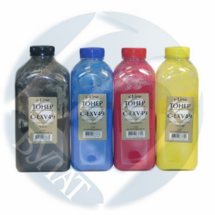 Тонер Canon iR C3320 банка 270г C-EXV49 (тонер+девелопер) Yellow БУЛАТ s-Line