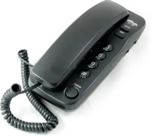 Проводной телефон Ritmix RT-100, черный