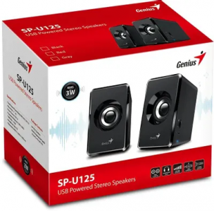 Колонки GENIUS SP-U125 Black, USB