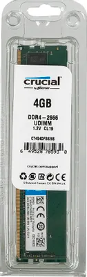 Оперативная память 4Gb Crucial &amp;lt; CT4G4DFS8266 &amp;gt; DDR4 DIMM &amp;lt; PC4-21300 &amp;gt; CL19