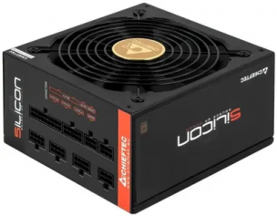 Блок питания 650W Модульный БП Chieftec Silicon SLC-650C (ATX 2.3, 650W, 80 PLUS BRONZE, Active PFC, 140mm fan, Full Cable Management) Retail