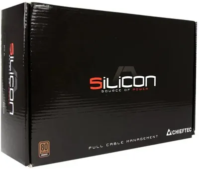Блок питания 650W Модульный БП Chieftec Silicon SLC-650C (ATX 2.3, 650W, 80 PLUS BRONZE, Active PFC, 140mm fan, Full Cable Management) Retail