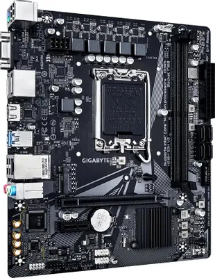 Материнская плата GIGABYTE H610M S2H V2 (2xDDR5(64GB), D-SUB/HDMI 2.1/2xDP, 1xPCIe 4.0x16, 1xPCIe 3.0, 1xLAN, 4xSATA 6Gb/s, 1xM.2, 2xUSB 3.2, 4xUSB 2.0, 1xPS/2, mATX)