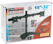Кронштейн для мониторов Arm Media LCD-T52, до 32&amp;quot;, до 20кг, настольный, поворот и наклон верт.перемещ.