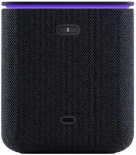 Умная колонка Яндекс Станция Миди с Алисой, с Zigbee, 24Вт черный YNDX-00054BLK