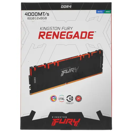 Оперативная память Kingston FURY Renegade RGB [KF440C19RBAK2/16] 16 ГБ