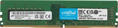 Оперативная память Crucial CT16G4DFRA32A DDR4 - 1x 16ГБ 3200МГц, DIMM, Ret