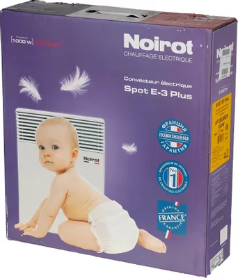 Конвектор Noirot Spot E-3 Plus, 1000Вт, с терморегулятором