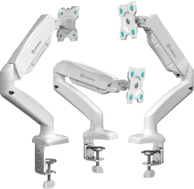 Кронштейн для мониторов ONKRON G80W, до 32&amp;quot;, до 8кг, настольный, поворот и наклон верт.перемещ.