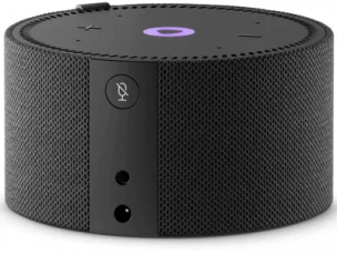 Портативная колонка Яндекс.Станция Мини` обновленная версия с часами. Цвет: чёрный. YNDX00020K