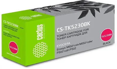 Картридж Cactus CS-TK5230BK TK-5230BK черный (2600стр.)