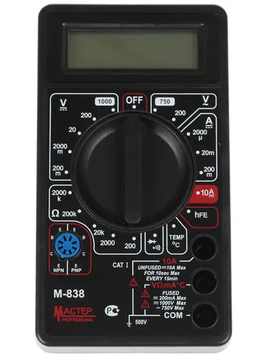 Мультиметр Master Professional M838