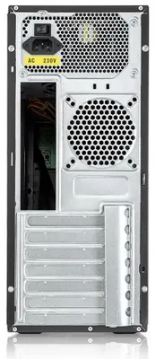 Корпус Miditower Foxline FL-301-FZ500R ATX (500W, 4xUSB2.0, powcord Black )
