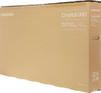 Телевизор 43&amp;quot;  Samsung UE43DU7100UXRU Series 7 черный 4K Ultra HD 60Hz DVB-T2 DVB-C DVB-S2 USB WiFi Smart TV